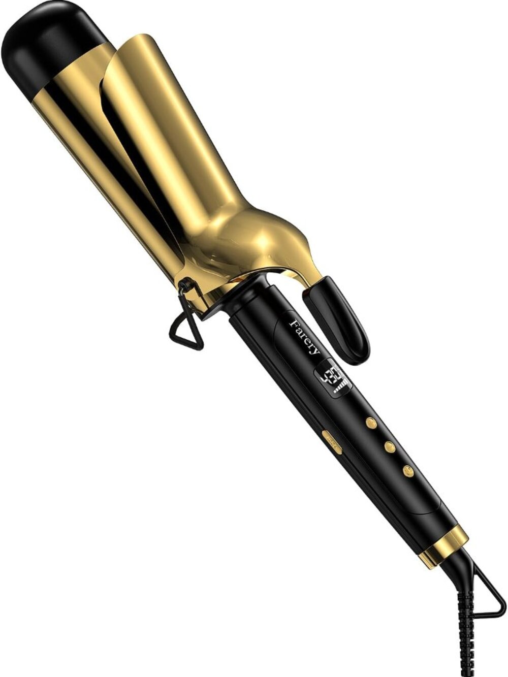 New Farery 2" Titanium Curling Iron Large Barrel for Long Hair Big Bouncy Curls✨